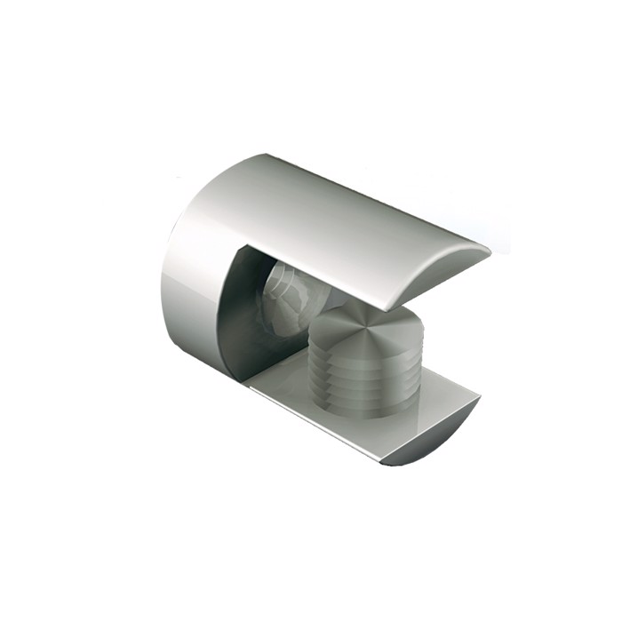 Glasshylle holder i Matt (2 stk) 6-10mm glass