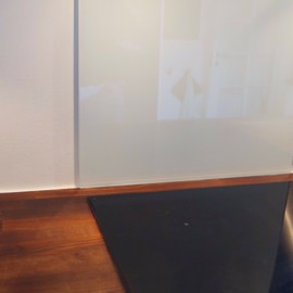 Stenkplate i klart glass