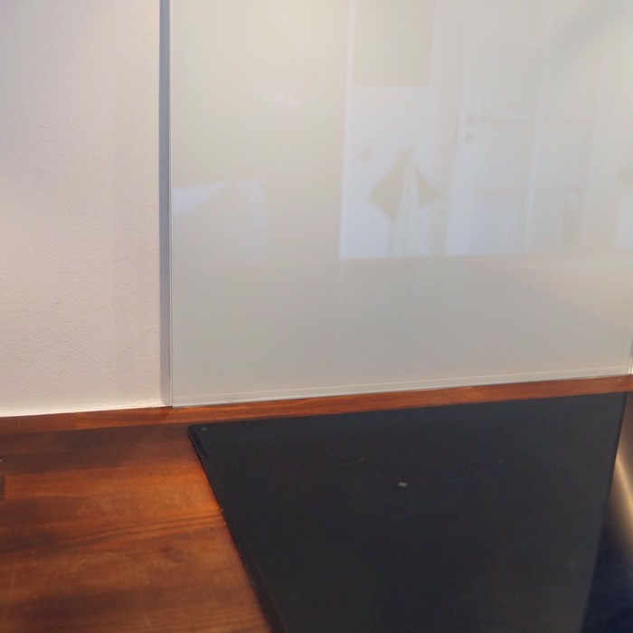 Stenkplate i klart glass